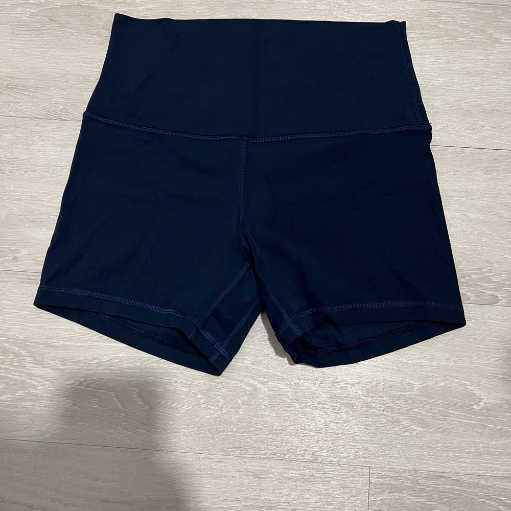 Lululemon align navy biker shorts 3 inches size 6